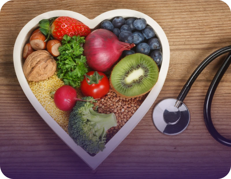 Nutritious food selection for heart health